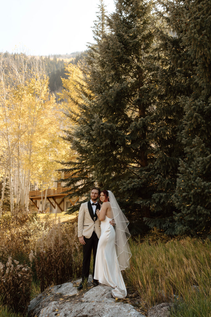 elegant colorado wedding photography in the aspens