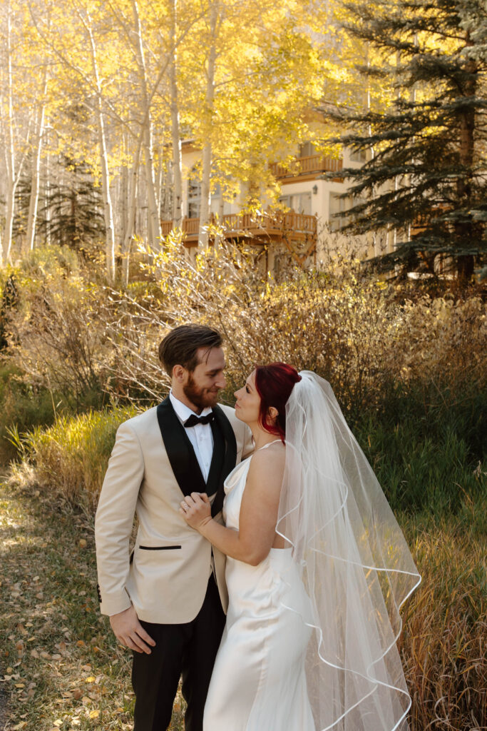 authentic wedding portraits in vail co