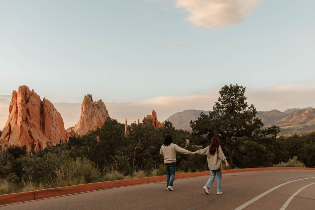 walking into the garden of the gods