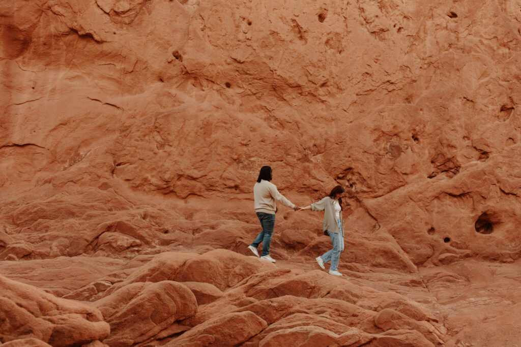 adventure engagement photos in colorado