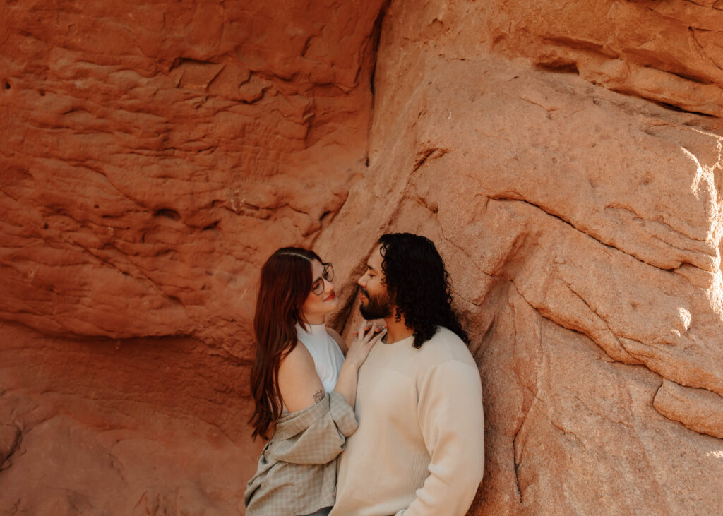 red rocks engagement session