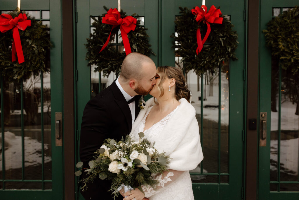 December wedding portraits