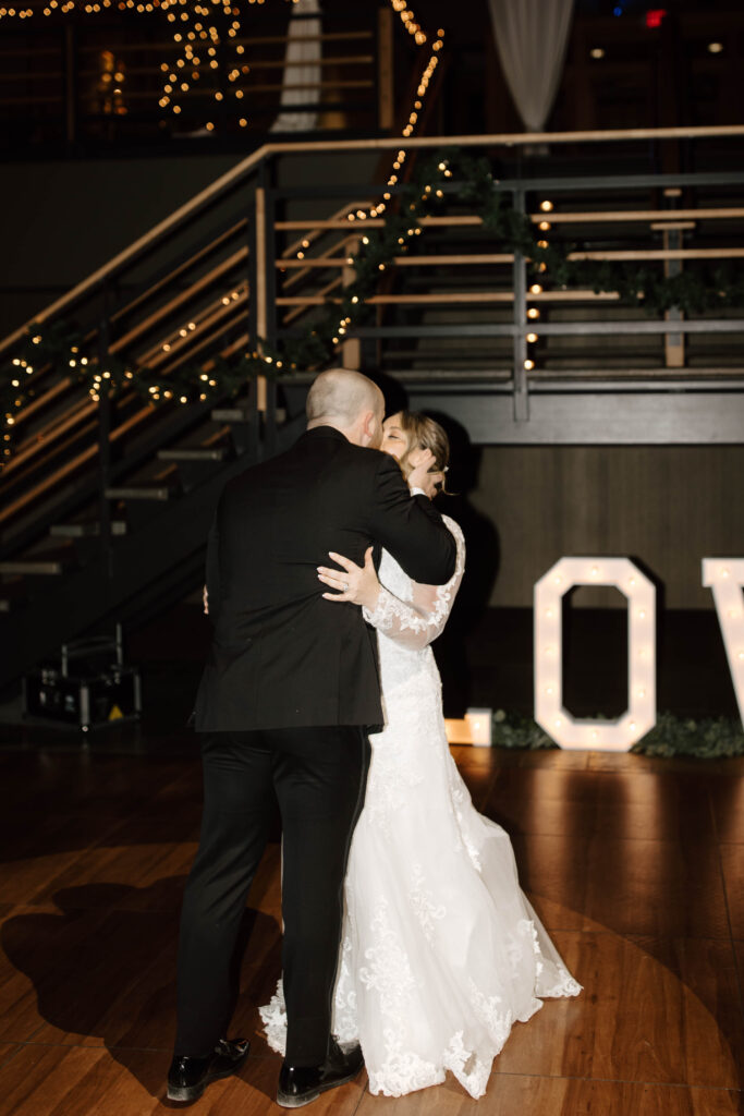 wedding day dance floor