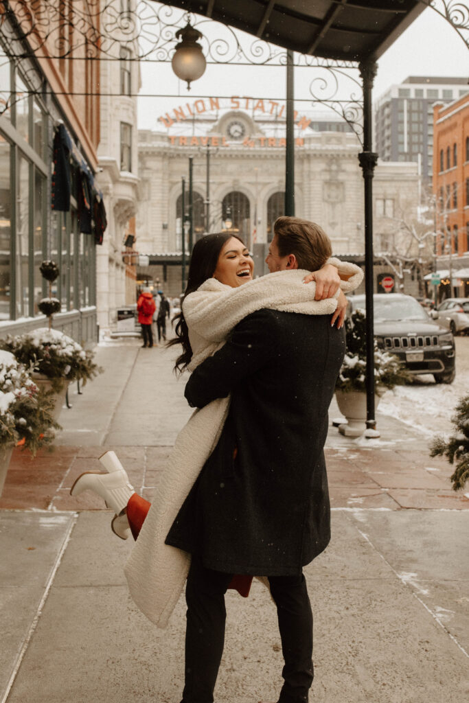 storytelling engagement photos in denver colorado