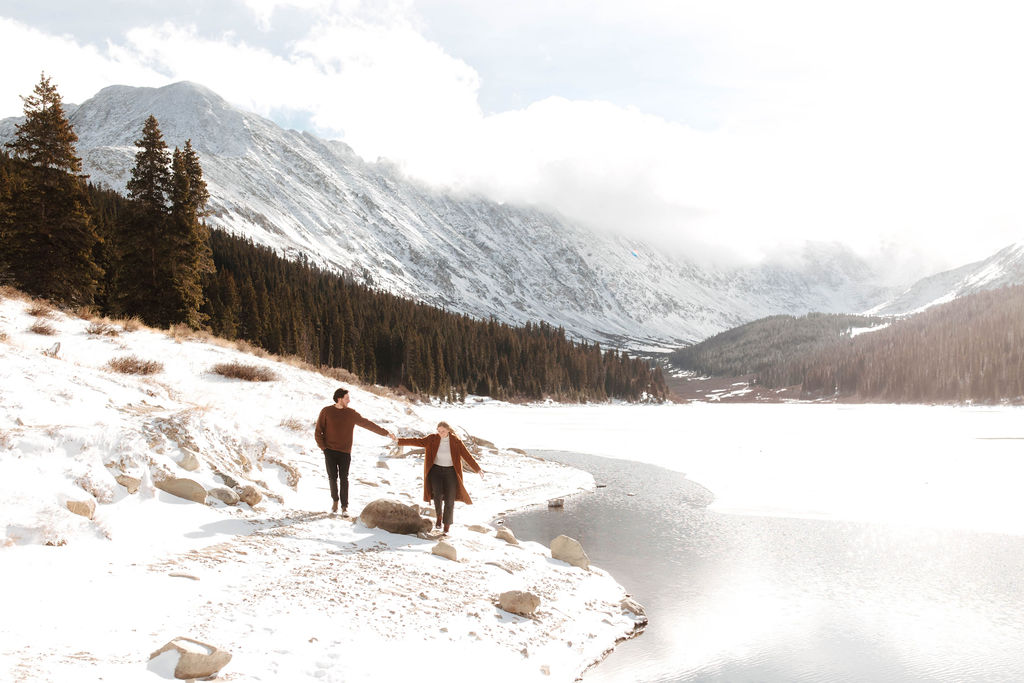 epic mountain engagement