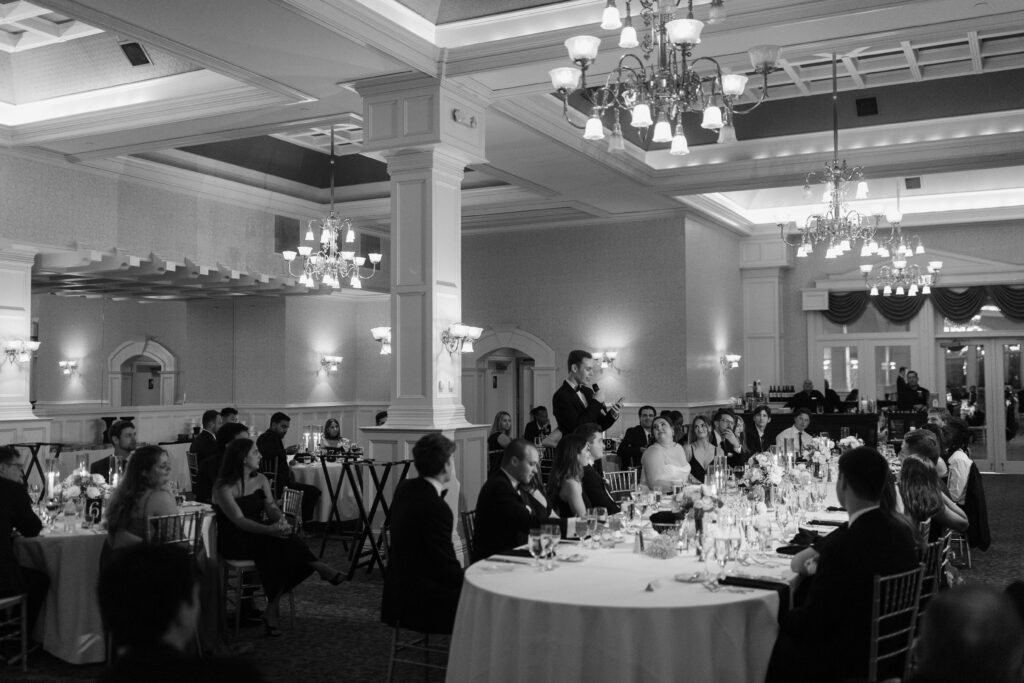candlelit wedding dinner
