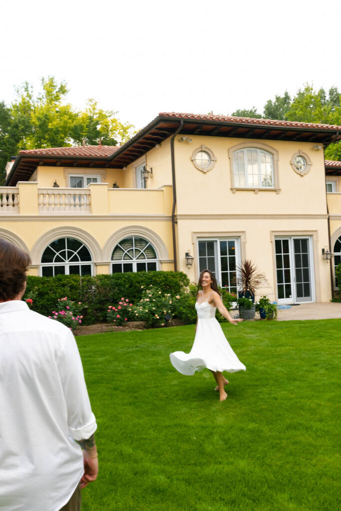 romantic engagement photos