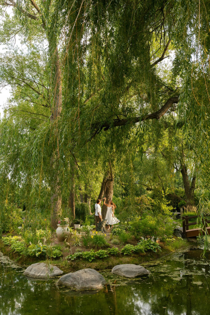 lush colorado engagement photos