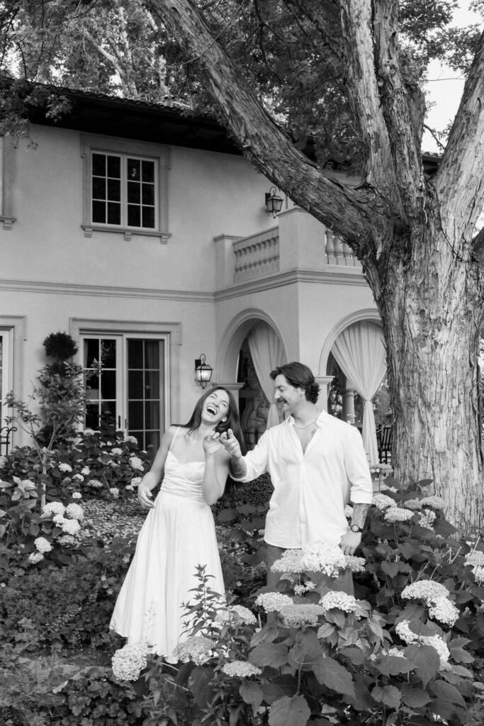 in the garden together