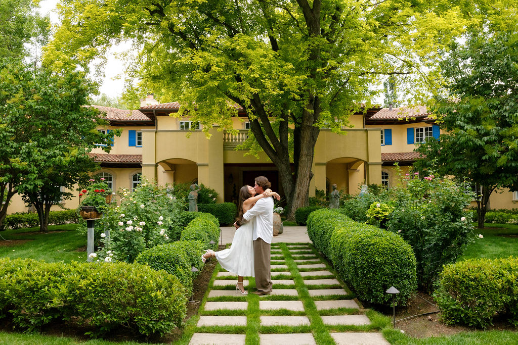 romantic engagement photos